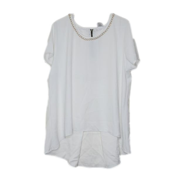 k. jordan Tops - K. Jordan White Blouse